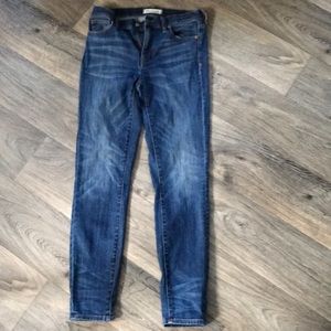 Madewell high riser skinny jean size 27